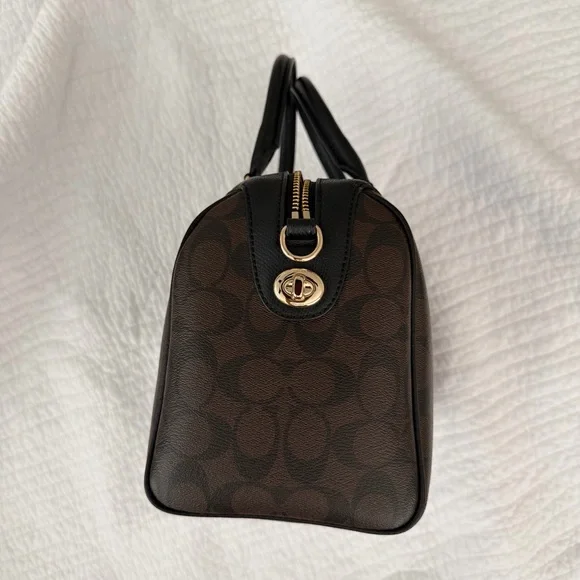 Coach Bennett Satchel Bag in Signature - Picture 12 of 16